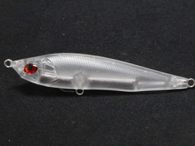 wLure 10 Blank Unpainted Minnow Crankbait Topwater Lipless Jerkbait Fishing Lures V3 (UPM708P10) - Image 1
